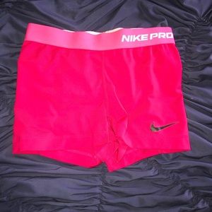 Pink nike pros